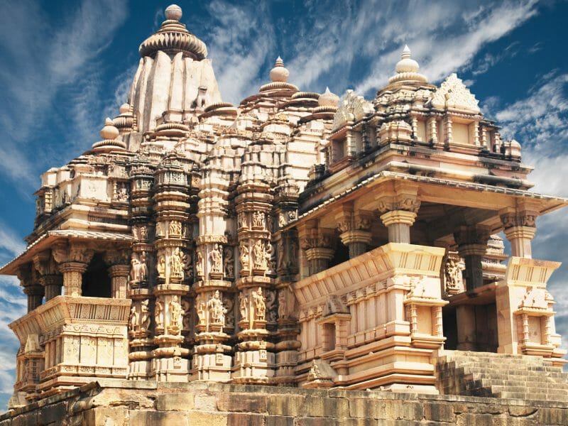 Temple, Khajuraho, Madhya Pradesh, India