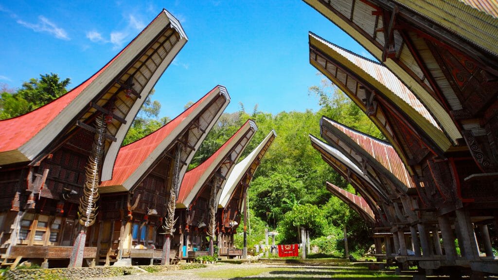 Toraja Traditional Homes, Sulawesi, Indonesia