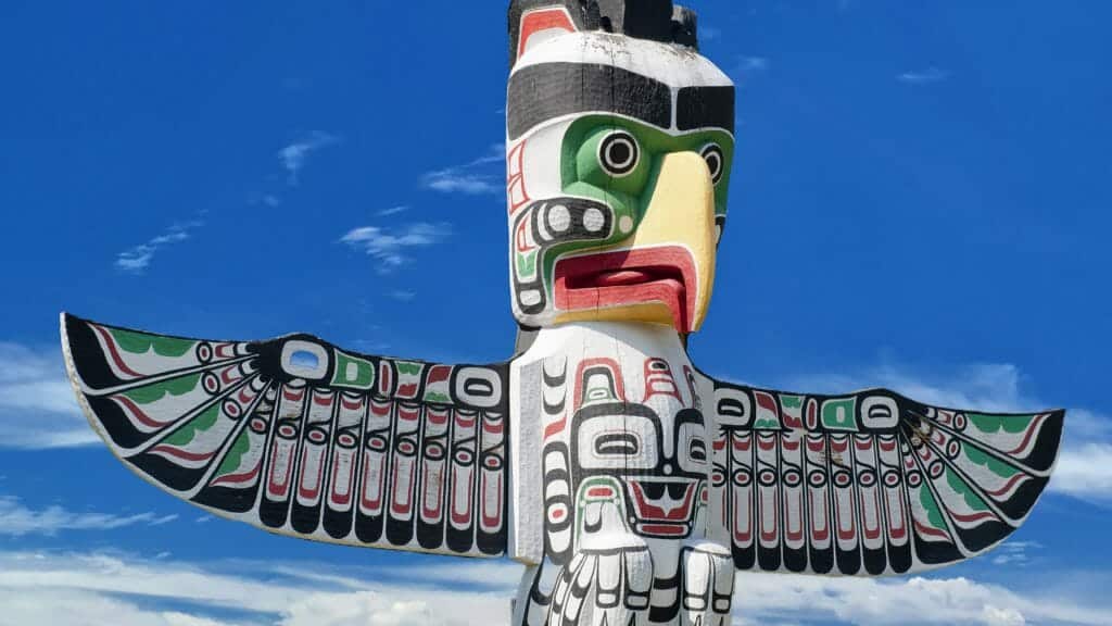 Totem Pole, Anchorage, Alaska, USA