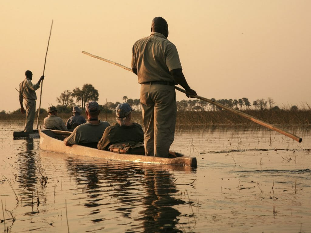 Traditional Mokoro, Okavango Delta, Botswana