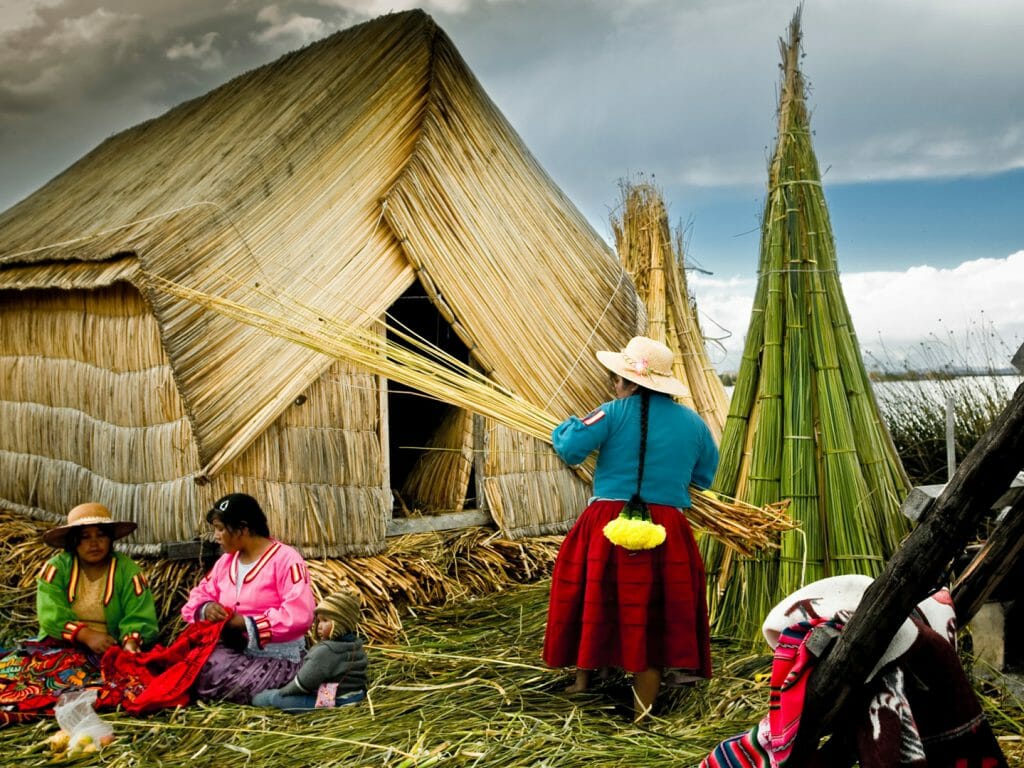 Uros Islands, Lake Titicaca, Puno, Peru
