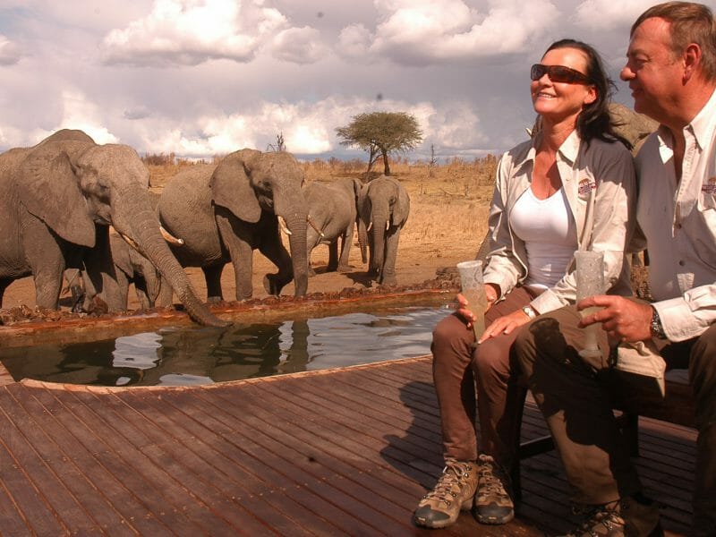 View from Camp, Somalisa Camp, Hwange, Zimbabwe