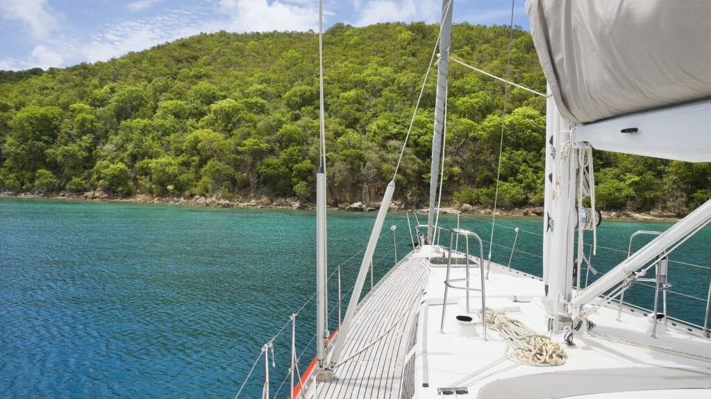View from Yacht, British Virgin Islands