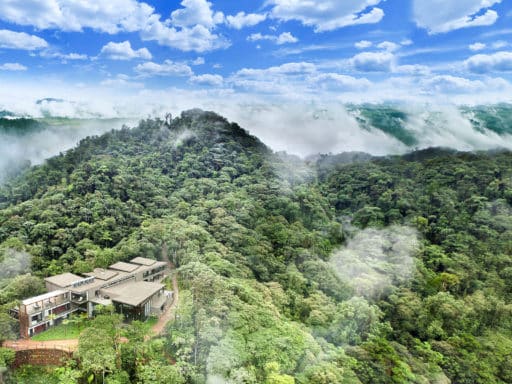 View of Mashpi Lodge, Ecuador