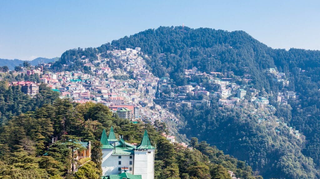 View of Shimla, Himalayas, India
