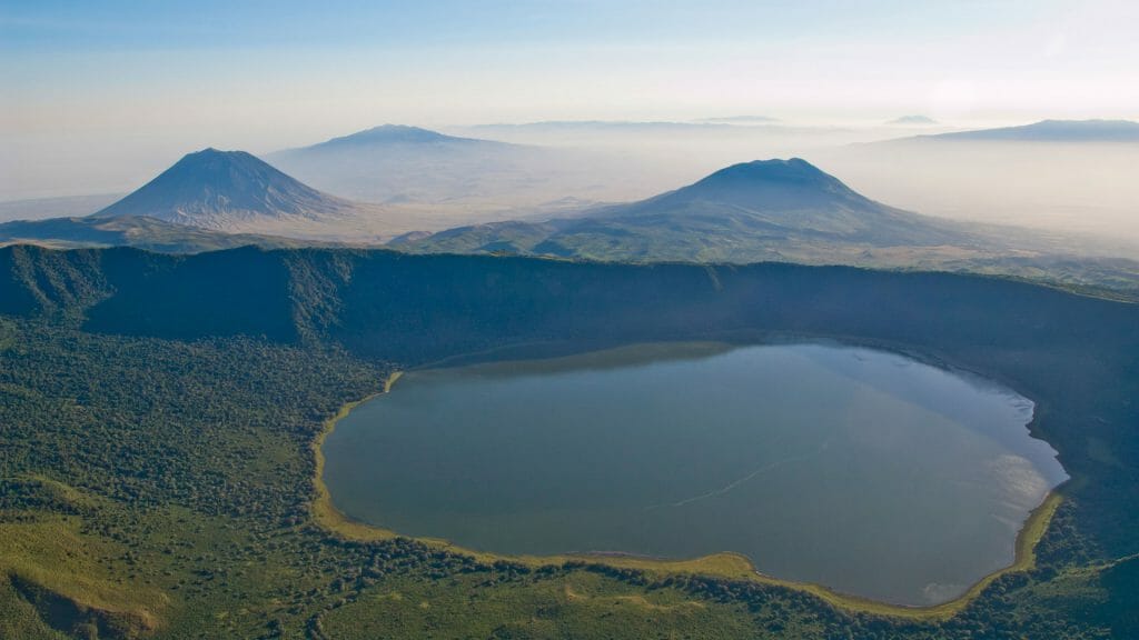 View of the Empakai Crater, The Highlands, Ngorongoro Crater