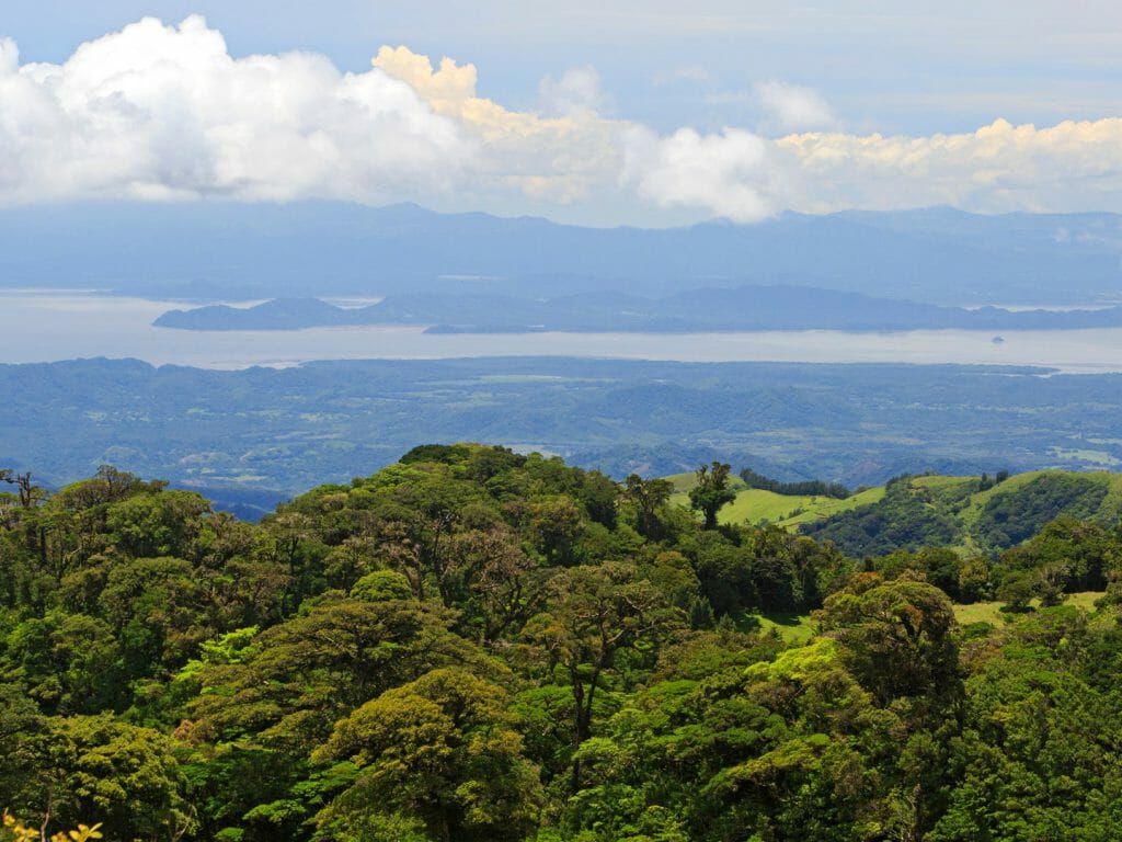 Views to the Gulf of Nicoya, Monteverde, Costa Rica