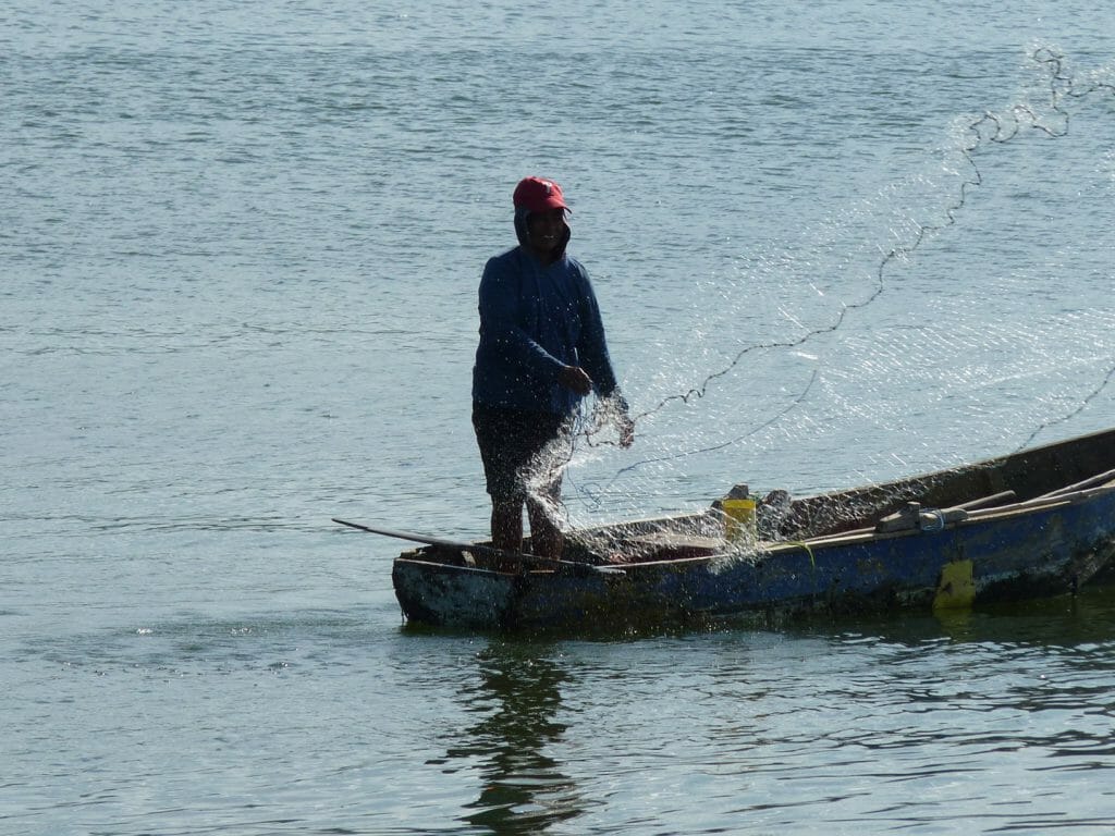 Local Fishing on Lake Nicaragua, Granada, Nicaragua