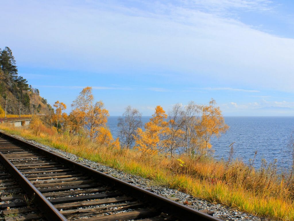 The Trans Siberian Railway, Lake Baikal, Russia
