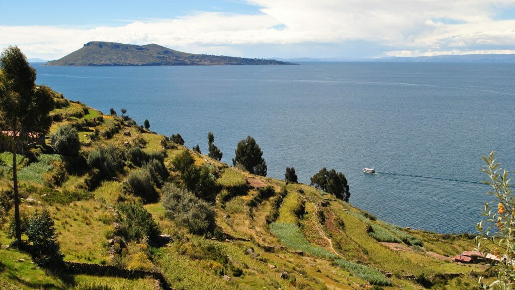 View from Taquile Island, Peru