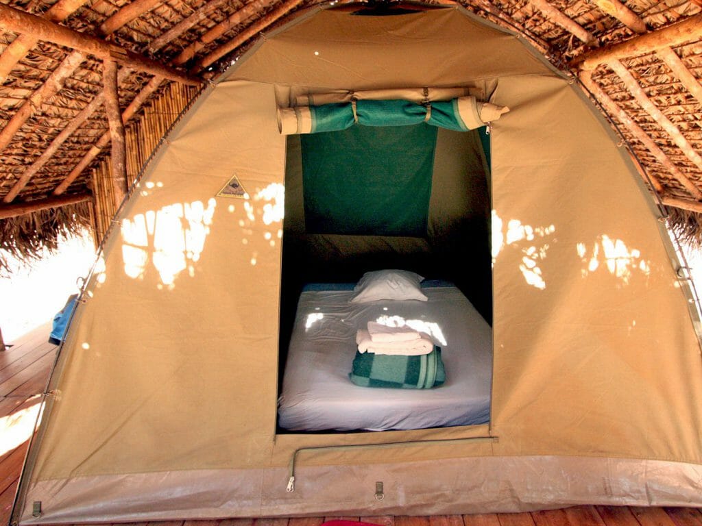 Tent, Camp des Amoureux, Kirindy, Madagascar