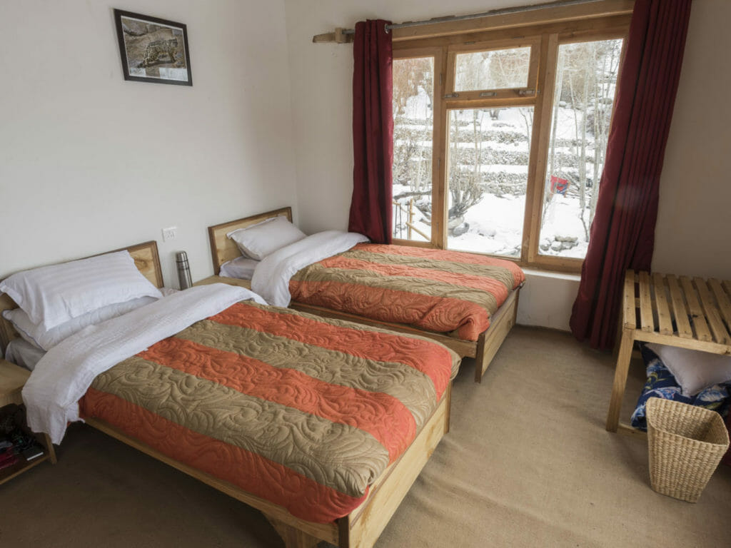 Twin room, Snow Leopard Lodge