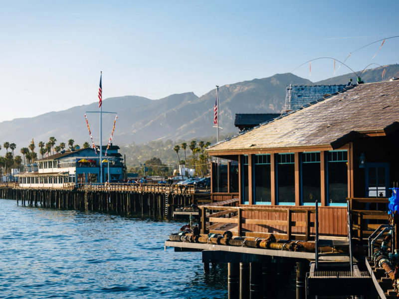 Stearn's Wharf, Santa Barbara, California, USA