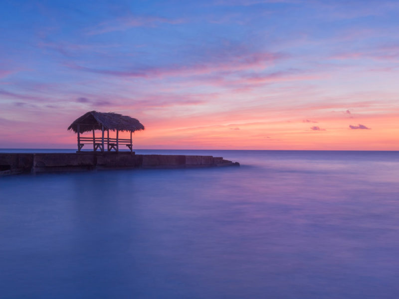 Sunset at Pigeon Point, Tobago, Trinidad and Tobago