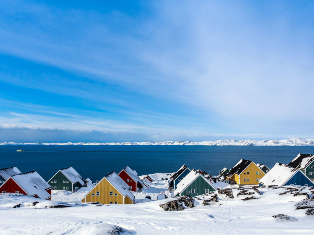 Inuit Houses ,Nuuk ,Greenland