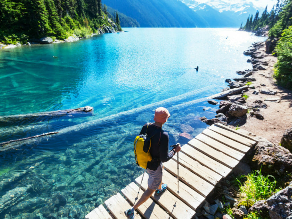 Hike, Garibaldi Lake, Whistler, British Columbia, Canada