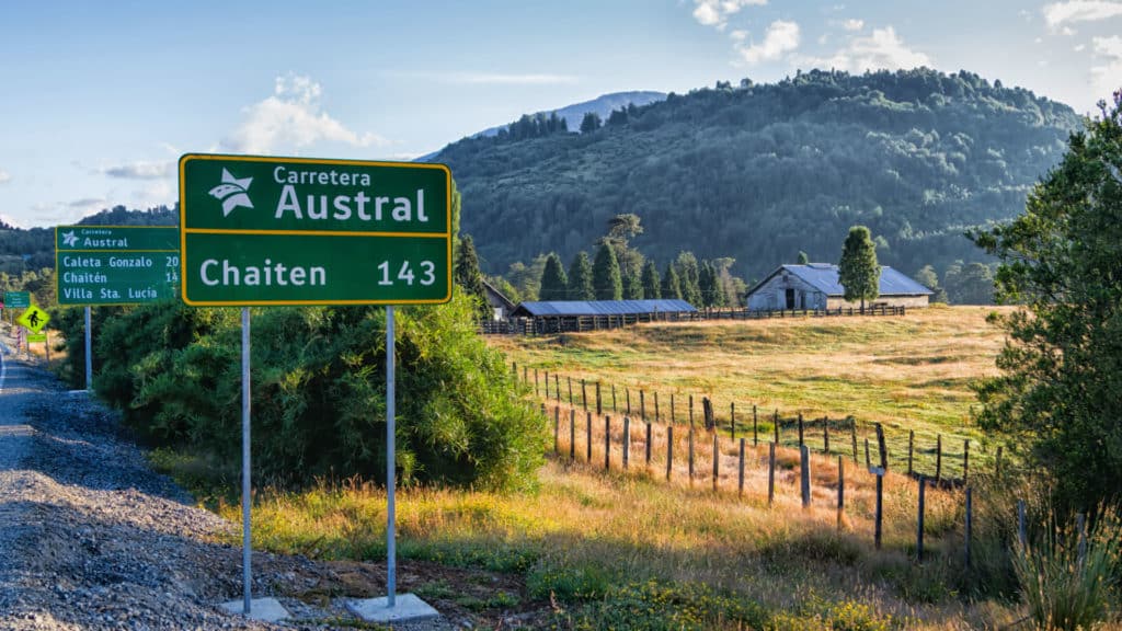 Scenic Road, Chilean Carretera Austral, Patagonia, Chile