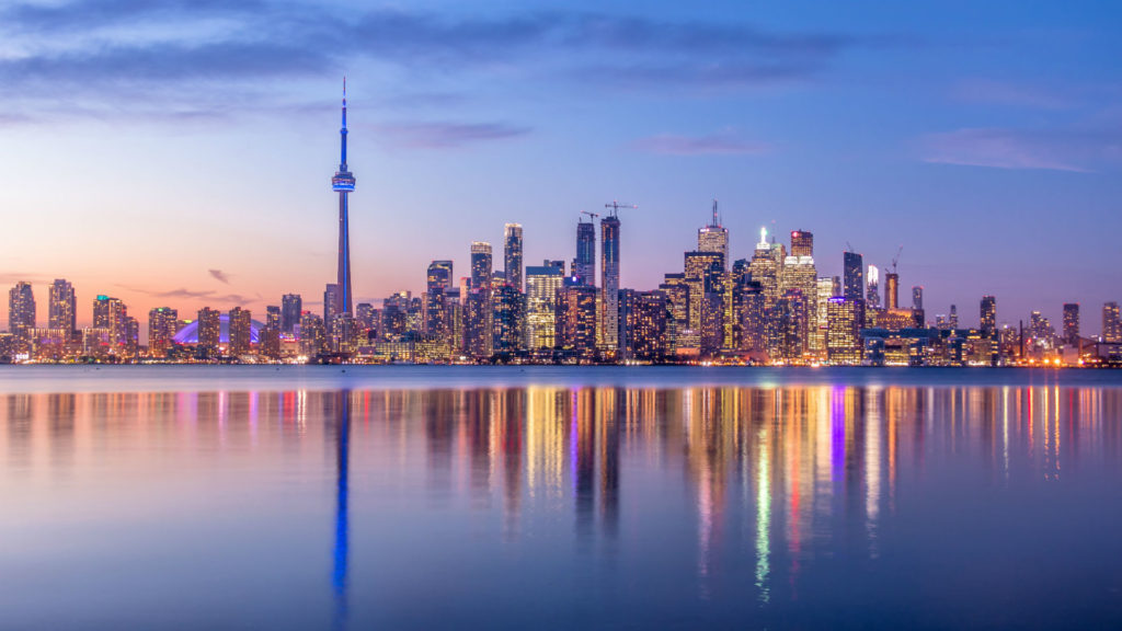 Toronto Sunset,  Canada, Eastern Cities and Niagara