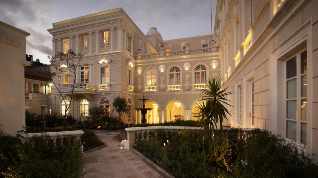 Patio, Casa Gangotena, Quito, Ecuador