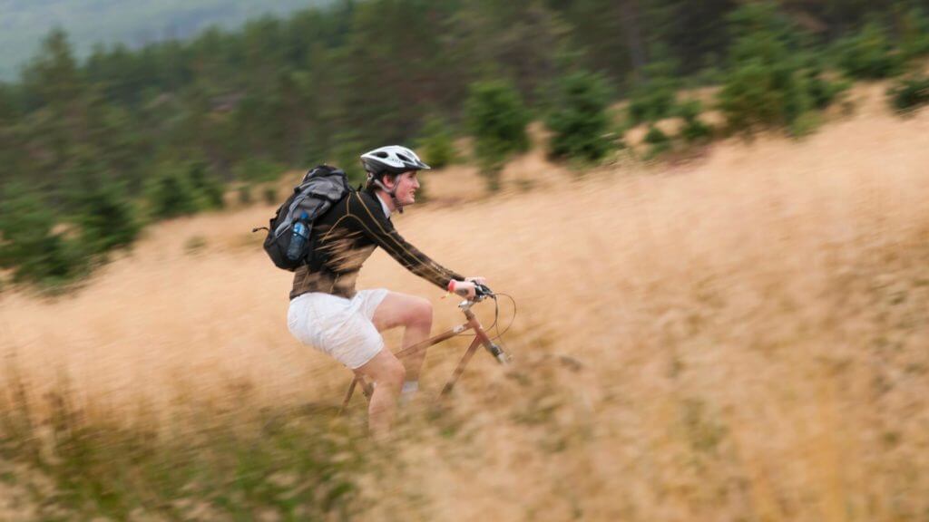 Mountain biking, Cairngorms National Park, Scotland