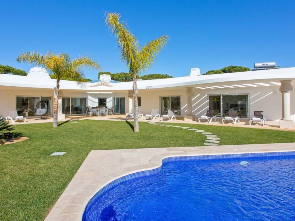 Villa Omar; Pool and house; Vilamoura; Algarve; Portugal