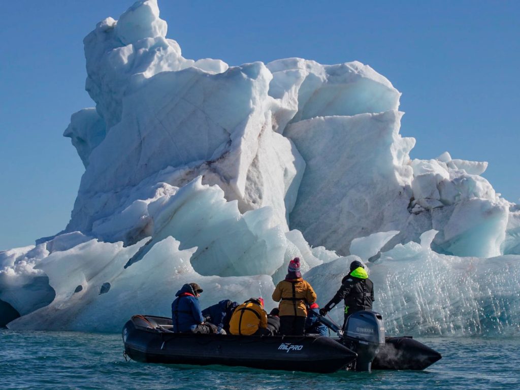 Paul Goldstein iceberg clients Spitsbergen