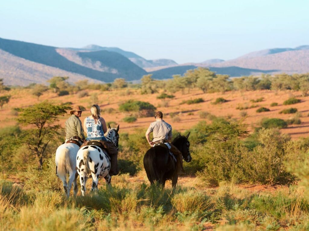 Horseriding, Tswalu, Kalahari, South Africa