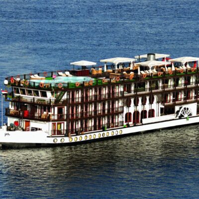 SS MISR Royal Steamer, Exterior of boat on the Nile, Nile Cruise, Egypt