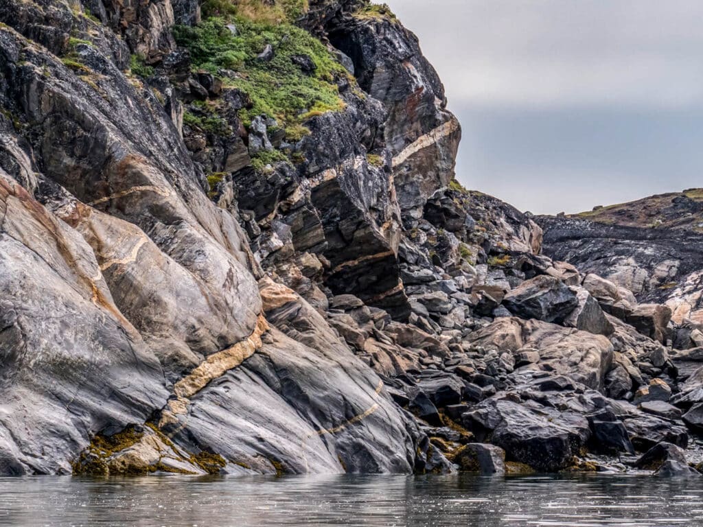 Ungava Rocky Shore Photographed by David Anderson Ward, Nunavik, Canada