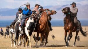 Kok Boru game, Son Kul, Kyrgyzstan