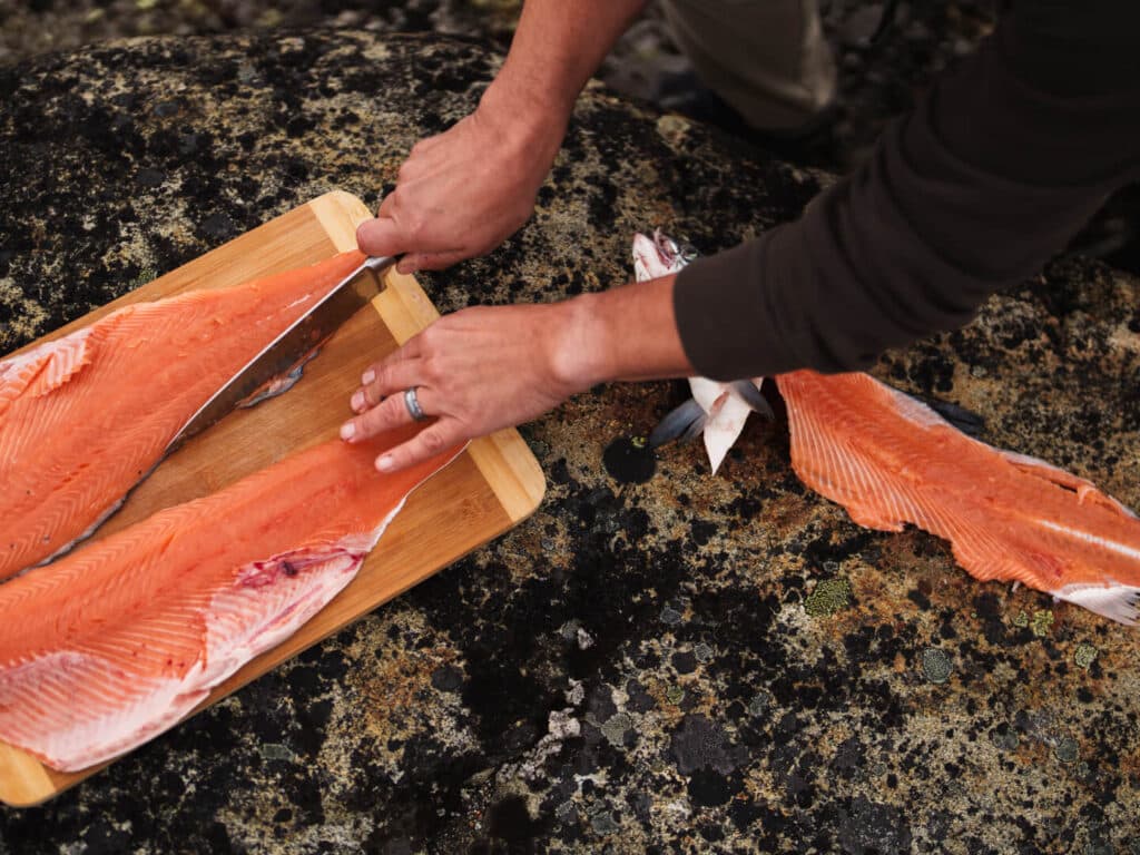 Ungava Polar Inuit Salmon Dish