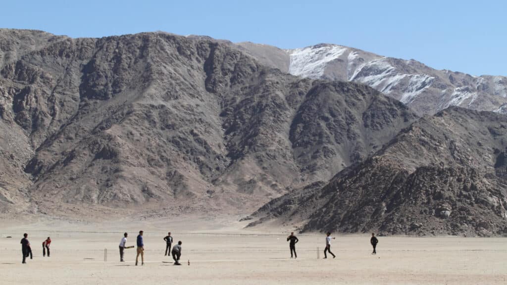 Cricket, Leh, Ladakh, India
