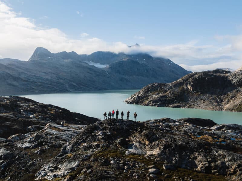 East Greenland hiking, photographed by Sebastian Lehrke