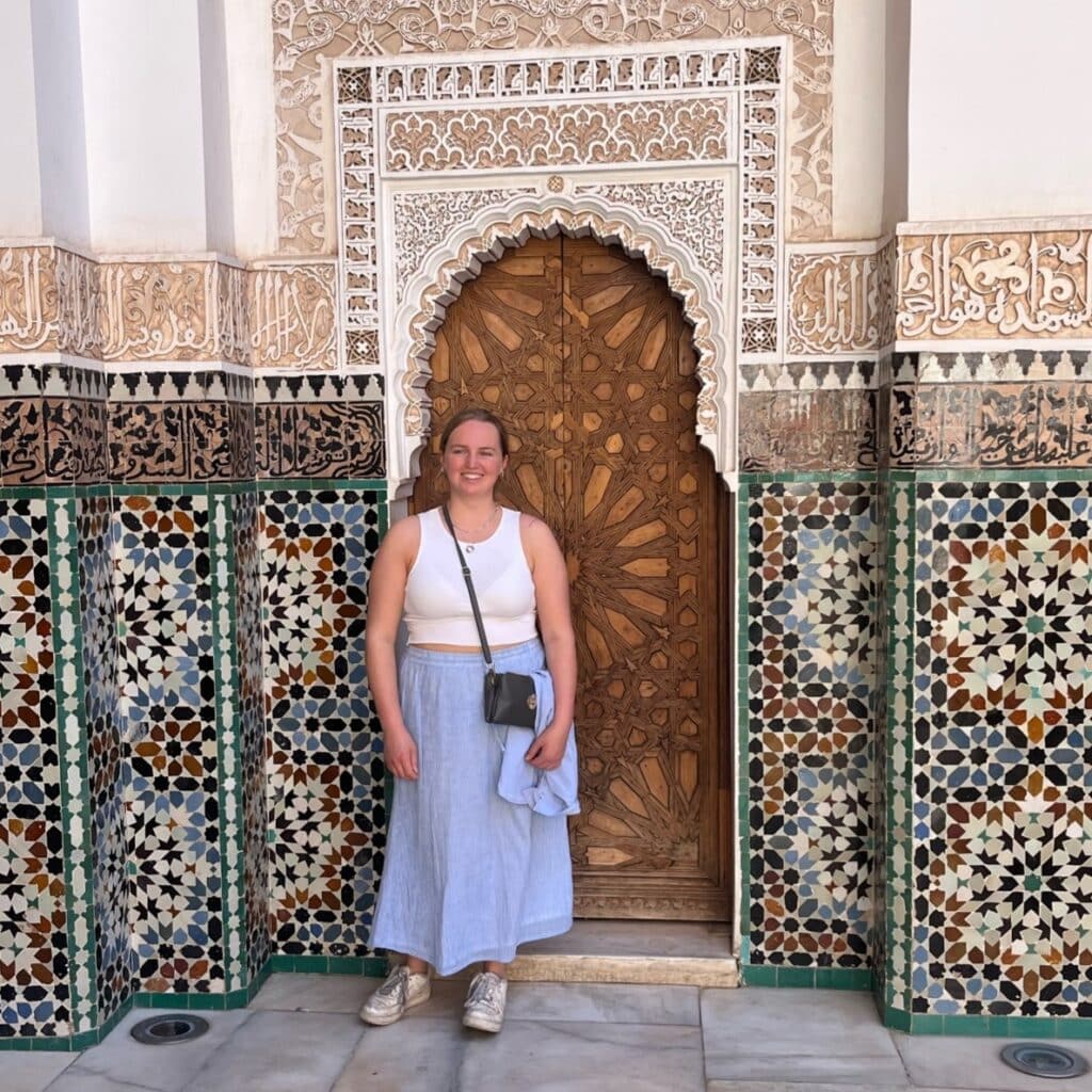 Emilie in Marakkech